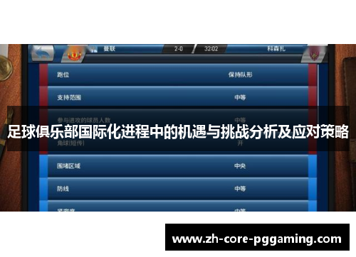 足球俱乐部国际化进程中的机遇与挑战分析及应对策略 足球俱乐部国际化进程中的机遇与挑战分析及应对策略