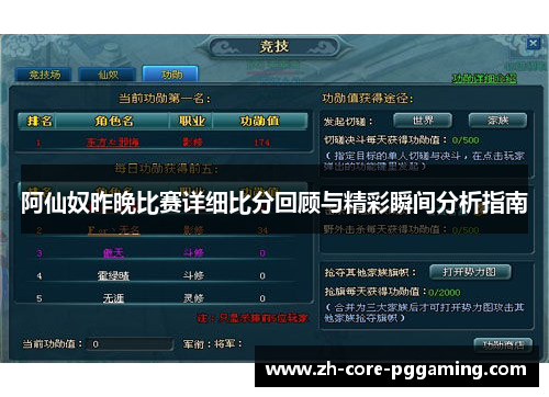 阿仙奴昨晚比赛详细比分回顾与精彩瞬间分析指南